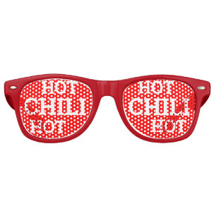 Hot CHILI retro Shades / Fun Party Sunglasses