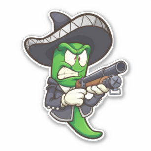 Hot Chilis - Green Mariachi
