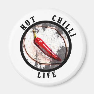 Hot chilli life  magnet