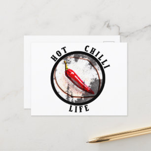 Hot chilli life postcard