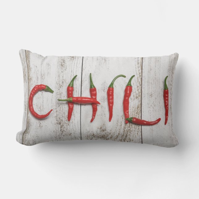 Hot Chilli Peppers Lumbar Cushion (Front)