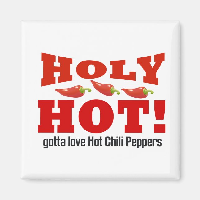 hot chilli peppers magnet (Front)