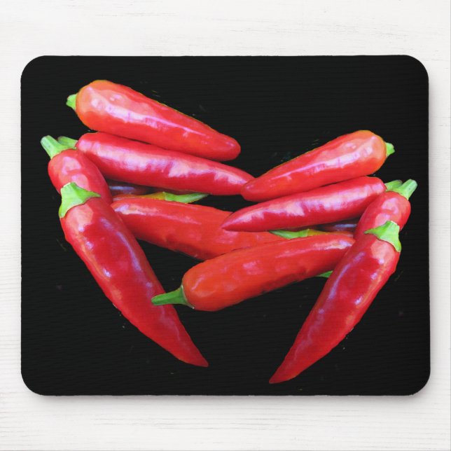 Hot Chilli Peppers Mouse Pad (Front)