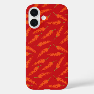 Hot Chilli peppers pattern iPhone 16 Case