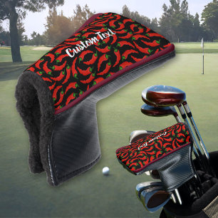 Hot Chilli Peppers Pattern Golf Head Cover