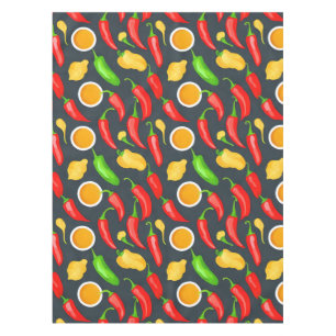 Hot Chilli Peppers Pattern Tablecloth