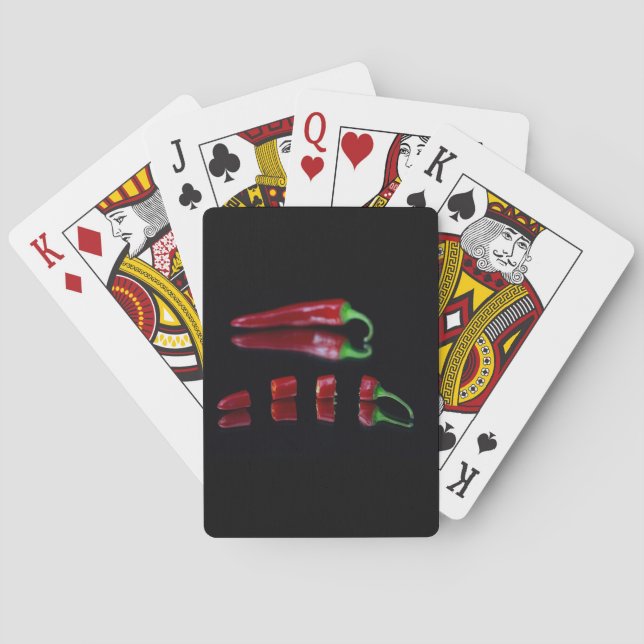 Hot chilli playing cards (Back)