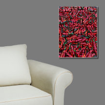 Hot Chilli Red Custom Image Love Typography