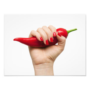 Hot Chilli Revolution Photo Print