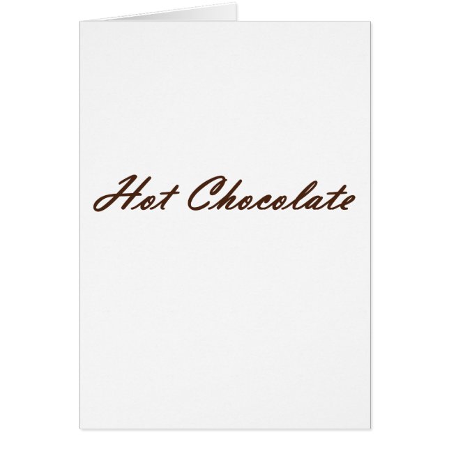 Hot Chocolate (Front)