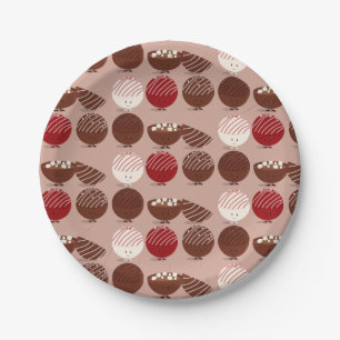 Hot Chocolate Bomb Food Paper Plate