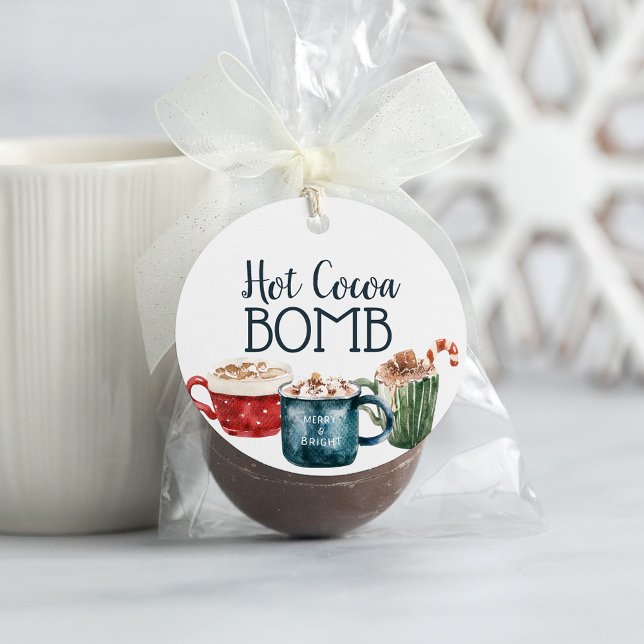 Hot Chocolate Bomb Gift Tag (Creator Uploaded)