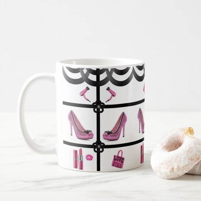 hot chocolate coffee tea coffee mug (With Donut)