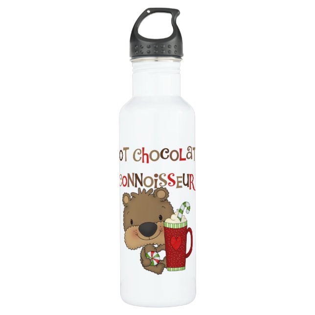 Hot Chocolate Connoisseur Boy Bear 710 Ml Water Bottle (Front)