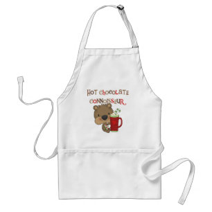 Hot Chocolate Connoisseur Boy Bear Standard Apron