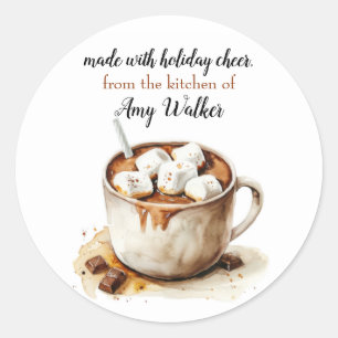Hot Chocolate Homemade Cocoa Mix Stickers