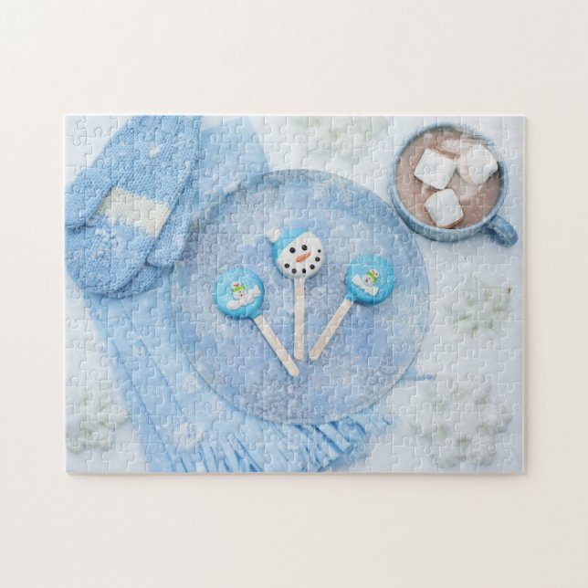 Hot Chocolate in cold weather Jigsaw Puzzle (Horizontal)