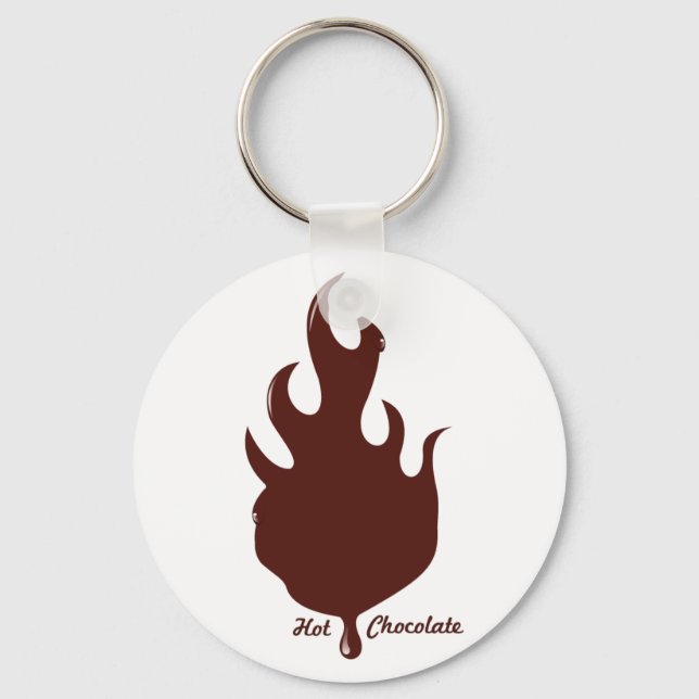 Hot Chocolate Key Ring (Front)
