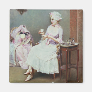 Hot Chocolate (oil on canvas) Magnet