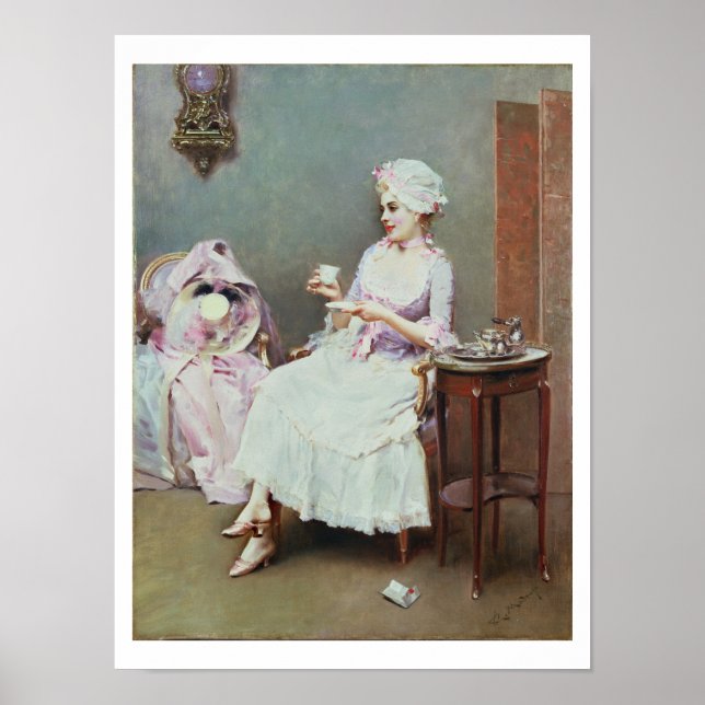 Hot Chocolate (oil on canvas) Poster (Front)