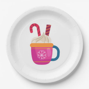 Hot Chocolate Paper Plate