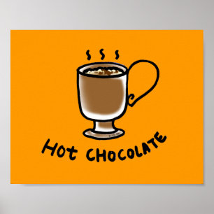 Hot chocolate poster
