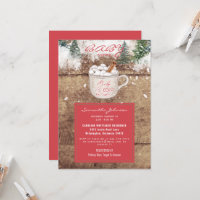 Hot Chocolate Rustic Baby It's Cold Outside Shower