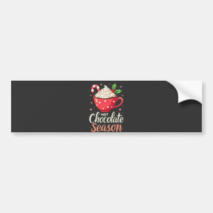 Hot Chocolate Season Christmas Lovers  Bumper Sticker