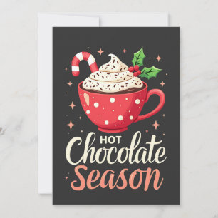 Hot Chocolate Season Christmas Lovers Invitation