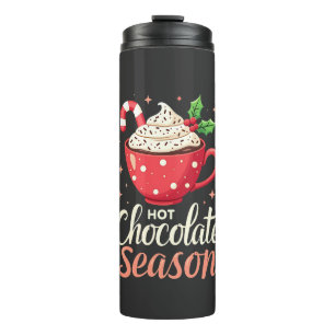 Hot Chocolate Season Christmas Lovers Thermal Tumbler