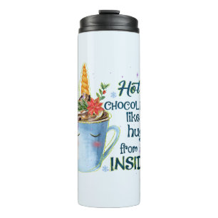Hot Chocolate Unicorn Cosy Unicorn Winter Thermal Tumbler