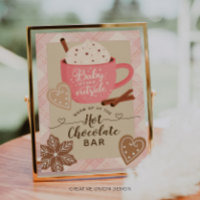Hot Chocolate Winter Baby Shower Girl Cocoa Bar