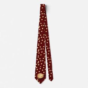 Hot Chocolate with Marshmallows Neck Tie