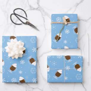 Hot Chocolate Wrapping Paper Sheet