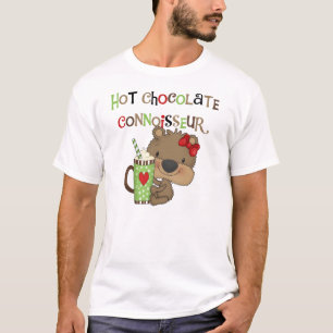 Hot ChocolateConoisseur Girl Bear T-Shirt