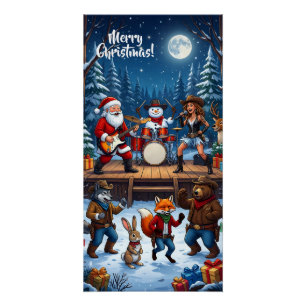 Hot Christmas Night Poster