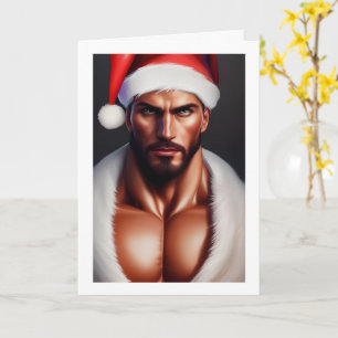 Hot Christmas Santa Claus Card
