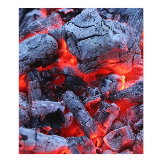 Hot coals photo print (Front)