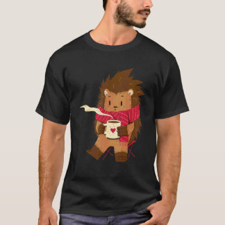 Hot Coco Hedgehog Camping Crew Road Trip T-Shirt