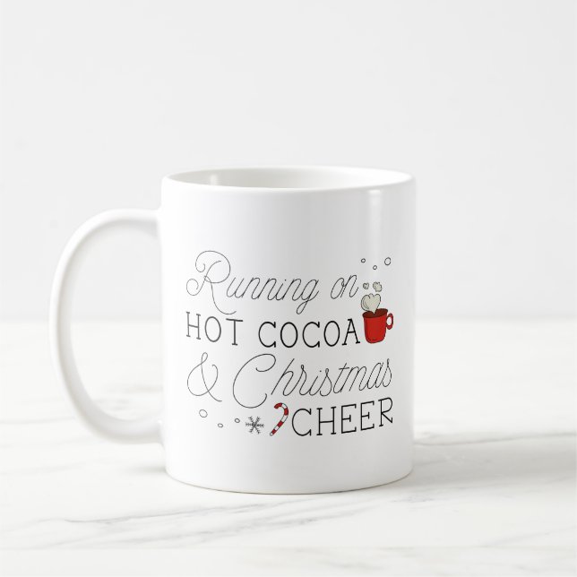 Hot Cocoa And Christmas Cheer Coffee Mug (Left)