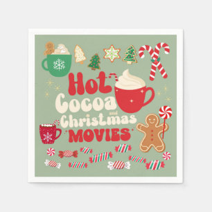 Hot Cocoa And Christmas Movies Napkin