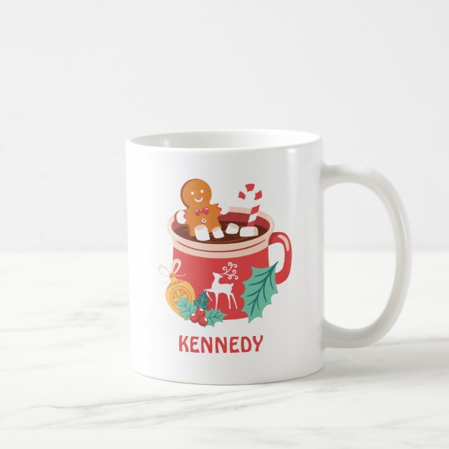 Hot Cocoa and Gingerbread Coffee Mug (Right)