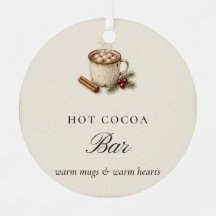Hot Cocoa Bar Christmas Ornament