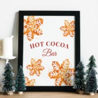 Hot Cocoa Bar Gingerbread Cookies Christmas