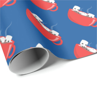 Hot Cocoa Bath Time! Wrapping Paper