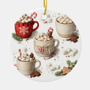 Hot Cocoa Christmas Collection Ceramic Tree Decoration