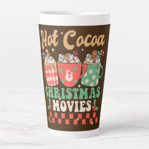 Hot Cocoa & Christmas Movies Latte Mug