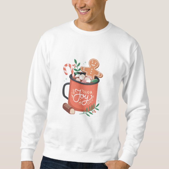 HOT COCOA CHRISTMAS SWEATSHIRT (Front)
