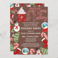 Hot Cocoa Cookies Illustration Christmas Corporate