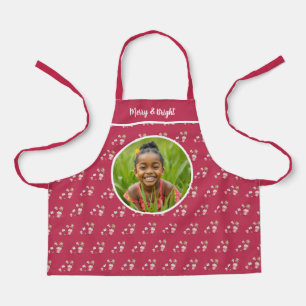 Hot Cocoa Holiday Party Watercolor Art Apron